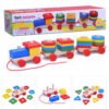 Wooden Train Set Column Train
