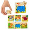 3D 6-sided Painting Puzzle Jigsaw Blocks 9pcs