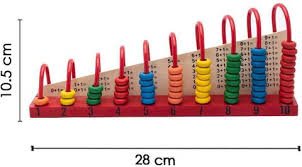 images (4) Calculation Shelf - Abacus for Math Skills - Montessori
