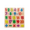 3D Numbers Guide Learning Wooden Board Size (12/12 Inch)