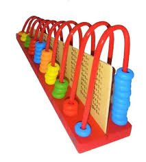 images (5) Calculation Shelf - Abacus for Math Skills - Montessori
