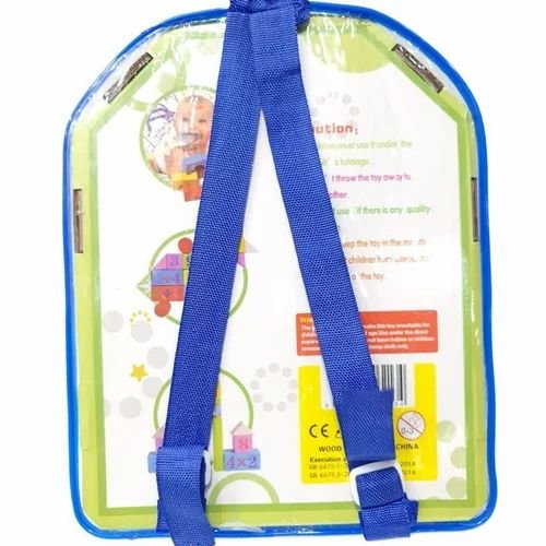 Wooden ABC Puzzle Blocks with Bag