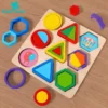 Wooden shapes puzzle