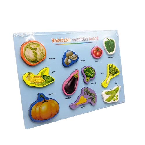 vegetables-main-removebg-preview Vegetable Cognitive Wooden Board Size A4