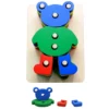 web_3 Wooden Animal Set Column