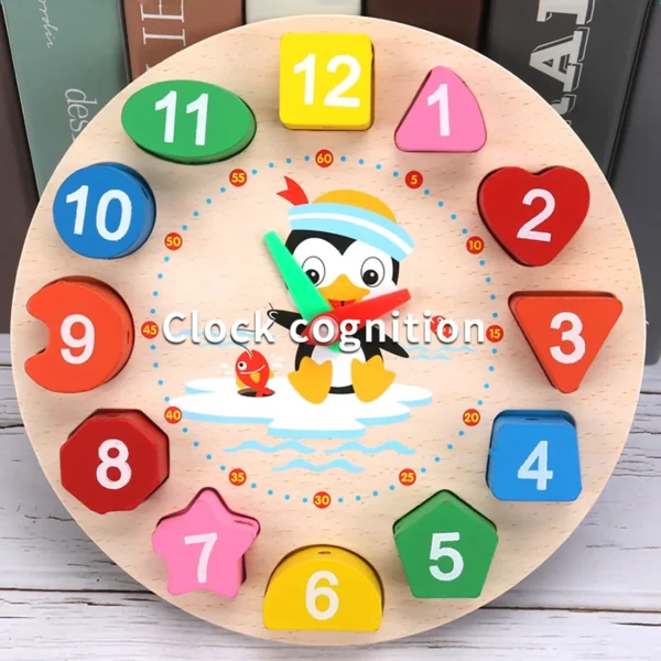 woodenclock5_1100x Wooden Cognitive Color and Shape Sorting Clock Number Lacing