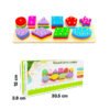 30 Pcs Wooden Shaped Sleeve Column