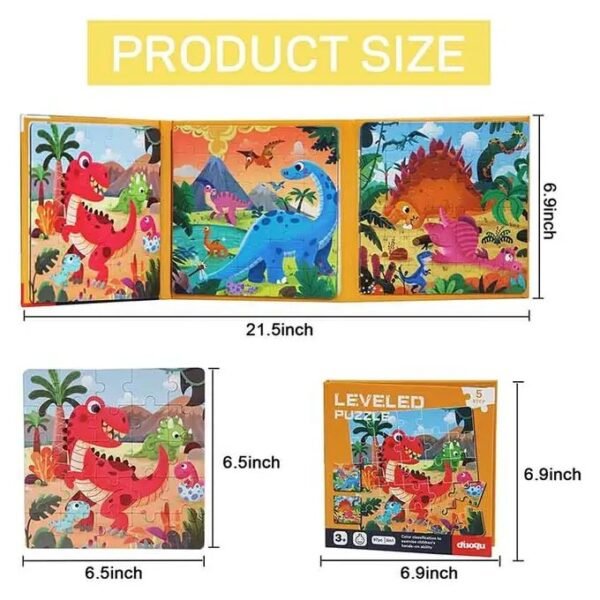 Magnetic Phase Puzzle Ages 3+ Jigsaw Puzzle Set Educational Toy Gift For Boys and Girls