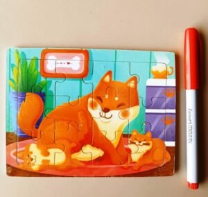 Wooden Sheet Puzzle Size 5.5 inch by 4 Inch