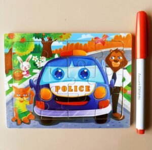 Wooden Sheet Puzzle Size 5.5 inch by 4 Inch